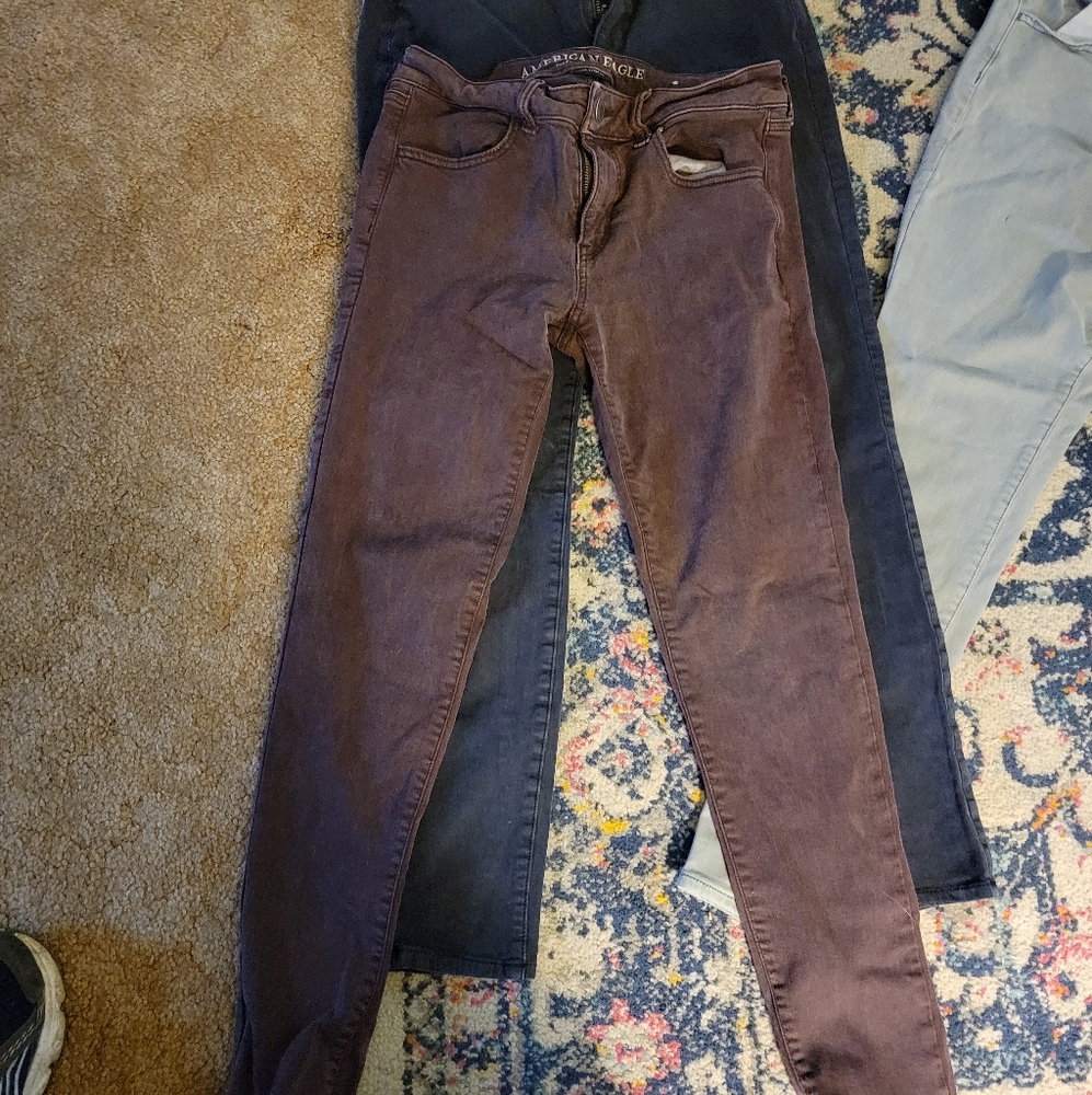 2 pairs American Eagle Outfitters Jeggings